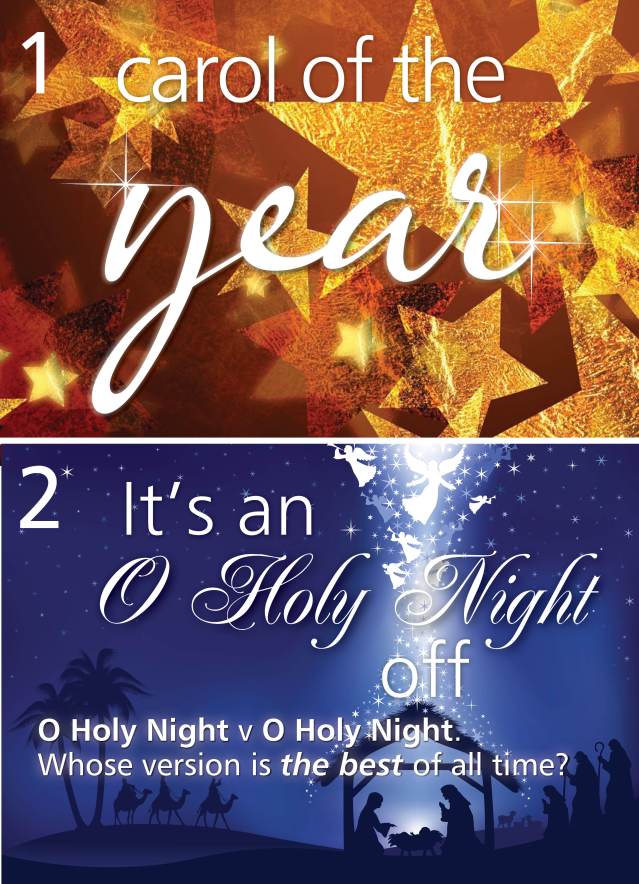 2015 Christmas Carol of the Year Nomination Categories